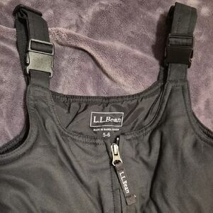 L.L. Bean Black Bib Overalls